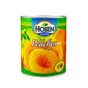 Hosen Quality Half Peaches In Syrup 420gm Can