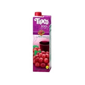 100% Tipco Red Grape Juice 1000ml Thailand
