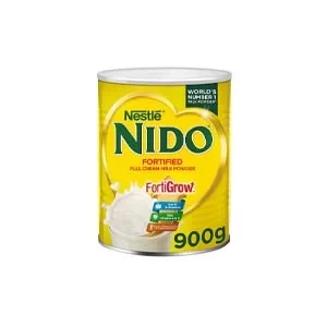 Nestle Nido Fortified Full Cream Milk Powder In TIN 900gm Dubai
