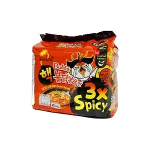 Samyang Buldak Hot Chicken Flavor Ramen (3x Spicy) 140g x 5 Pack