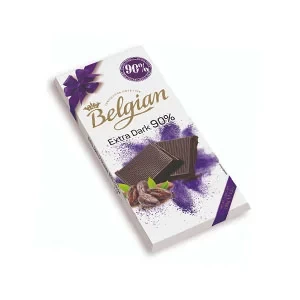 The Belgian 90% Cocoa Extra Dark Chocolate 100gm