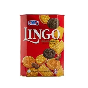 KERK Lingo Assorted Biscuits 600gm TIN