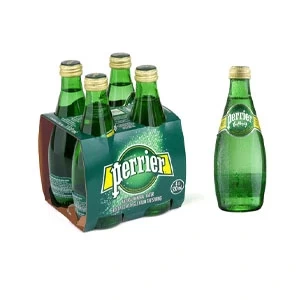 Perrier Water Glass Bottle 330ml (24 Pieces Pack) Imported
