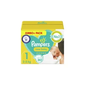 Pampers Diapers Newborn Size 1 Belt 2-5kg- 80 pcs (UK)