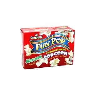 Crown Microwave Pop Corn Natural 297gm