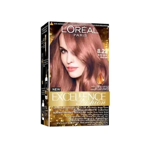 Loreal Excellence Rose Gold Hair Color Cream 8.22 - (France)