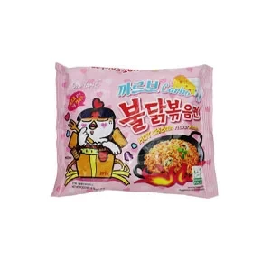 Samyang Hot Chicken Buldak Carbonara Noodles Single Pack 140gm (Korean)
