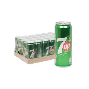 7 Up Can Soft drinks 330 ml (24 pieces/Full Case) Imported