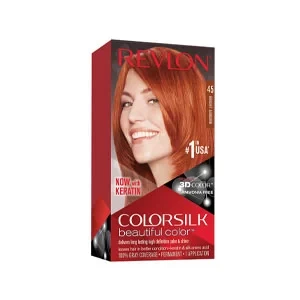 Revlon Colorsilk Beautiful Hair Color - 45 Bright Auburn (USA)
