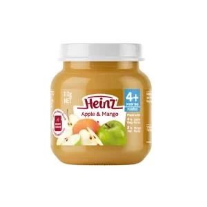 Heinz Apple & Mango 4+ Months pureed 110gm Baby Food
