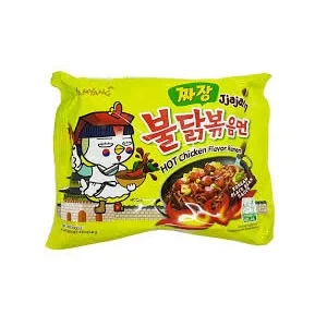 Samyang Jjajang Hot Chicken Flavor Ramen Single Pack 140gm (Korean)