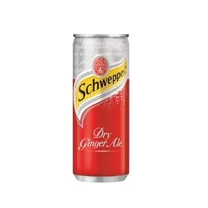 Schweppes Dry Ginger Ale 330 ml Can