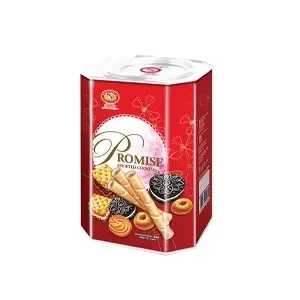 Bellie Promise Assorted Biscuit 600gm TIN