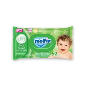 Molfix Wet Wipes With Lotion 60pices (Turkey)