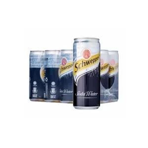 Schweppes Soda Water Can 330 ml (24 pieces/Full Case)