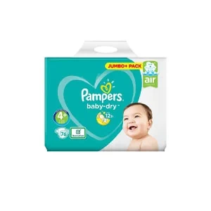 Pampers Baby Dry Size 4 Belt 10-15 kg 76 pcs (UK)