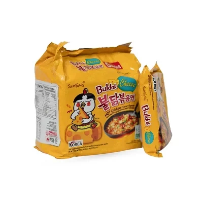 Samyang Hot Chicken Flavor Ramen Cheese Family Pack (5x1) 700gm Korea