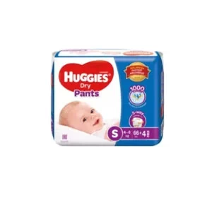 Huggies Dry Small Pant Diaper 4-8Kg - 70 Pcs (Malaysia)