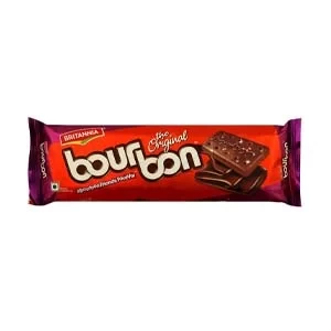 Britannia Bourbon The Original Chocolate Cream Biscuits - 150g (India)