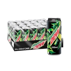 Mountain Dew Can Soft drinks 320 ml (24 pieces/Full Case) Imported