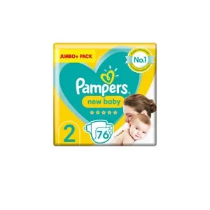 Pampers Diapers Mini Size 2 Belt 4-8kg- 76 pcs (UK)