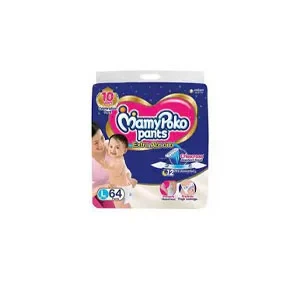 MamyPoko Pants Large 9-14 Kg 64 Pcs (Made in India)
