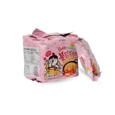 Samyang Hot Chicken Flavor Ramen Carbo Family Pack (5x1) 700gm Korea