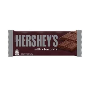 HERSHEY'S Milk Chocolate Candy Bar 43gm 1.55 oz