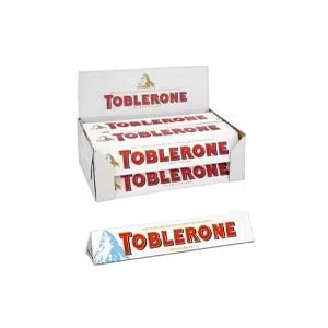 Toblerone White Chocolate 100g 20Pcs Full Box