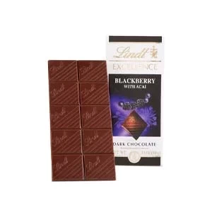 Lindt Excellence Blackcurrent Cocoa Dark Chocolate 100gm Bar