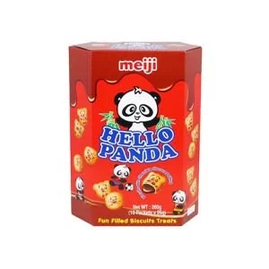 Meiji Hello Panda Chocolate Biscuits 260gm