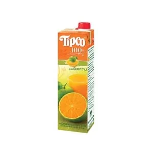 100% Tipco Tangerine Orange Juice 1000ml (Thailand)