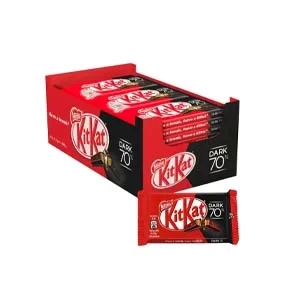 Nestle Kitkat 4 Finger Dark Chocolate Wafer Bar 41.5g x 24pices Full Box