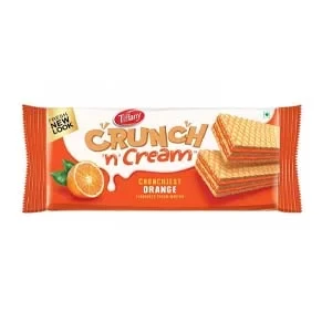 Tiffany Crunch N Cream Orange Wafer 153gm