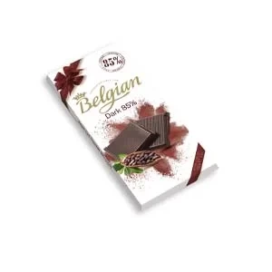 The Belgian 85% Cocoa Dark Chocolate 100gm Bar
