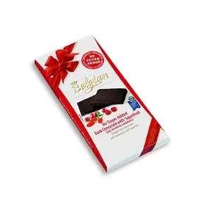 The Belgian Cocoa Dark Chocolate with Superfruit 100gm Bar