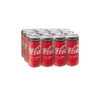 Cocacola Zero Coke Can Soft drinks 330 ml (24 pieces/Full Case)